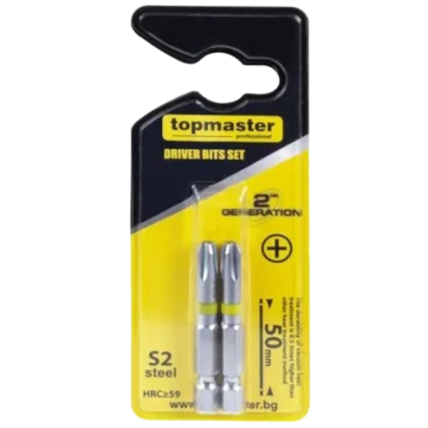 Набор бит Topmaster 338712 Количество в наборе - 2 photo 1