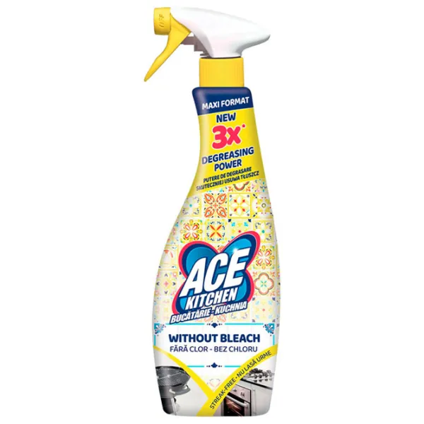 Soluție Ace Degreaser Power Kitchen 22230716 spray / pentru eliminarea grăsimilor photo 1