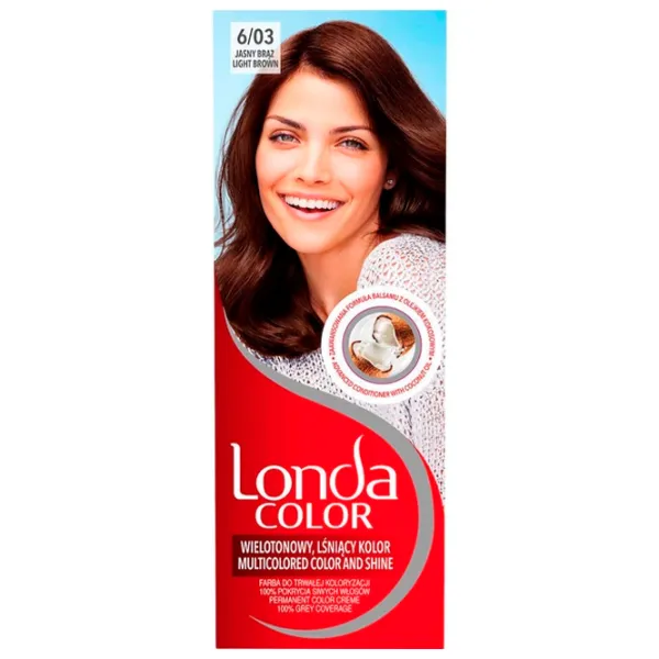 Краска для волос Londa Color 01055682 Код цвета: 6/ 03, 110 мл photo 1