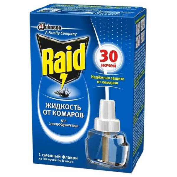 Rezervă lichida împotriva țânțarilor Raid 55822 Flacon/ fără miros photo 1