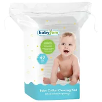 Dischete de vată BabyJem Cleaning Pad 0+/ White