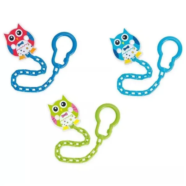 Clip pentru suzetă Universal Canpol 10/ 876 Unisex/ 0 luni -/ Multicolor photo 1 Clip pentru suzetă Universal Canpol 10/ 876 Unisex/ 0 luni -/ Multicolor photo 1
