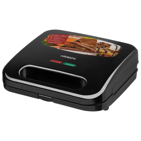 Aparat pentru sandvișuri Ardesto SM-H300B 700 W / Black photo 1