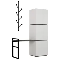 Шкаф для прихожей Showdeko Mello ДСП/ White