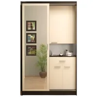 Dulap pentru antreu Sokme Lola PAL/ Light wenge