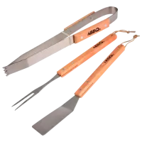 Set pentru grătar BBQ 44678 3 instrumente / Oțel inoxidabil