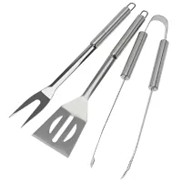 Набор для гриля BBQ 46617 3 инструмента/ Нержавеющая сталь