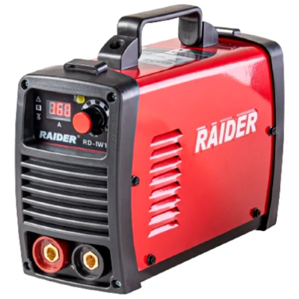 Aparat de sudat Raider RD-IW180 230 V cu electrod (MMA)/ Red photo 1 Aparat de sudat Raider RD-IW180 230 V cu electrod (MMA)/ Red photo 1