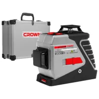 Лазерный нивелир Crown CT44048 MC линейный/ Аккумулятор