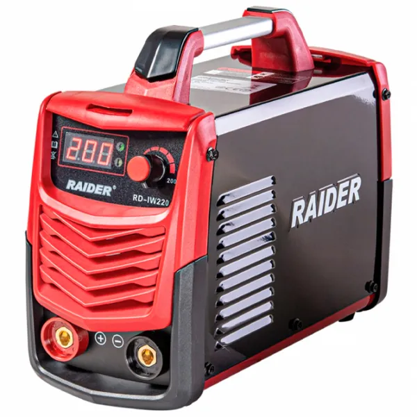 Aparat de sudat Raider RD-IW220 230 V cu electrod (MMA)/ Black photo 1 Aparat de sudat Raider RD-IW220 230 V cu electrod (MMA)/ Black photo 1
