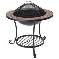 Мангал Ambiance Mosaic Terra Дрова, уголь/ Мобильный