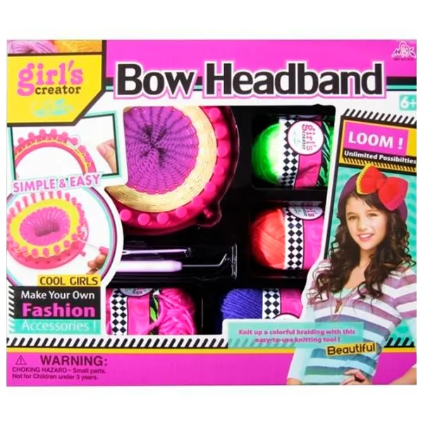 Креативный набор PS Girl's Creator Bow Headband 35300 6+/ Разноцветный Разноцветный photo 1 Креативный набор PS Girl's Creator Bow Headband 35300 6+/ Разноцветный Разноцветный photo 1