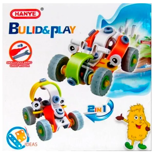 Constructor Hanye Mașină-scuter 2in1 Transport/ Multicolor photo 1