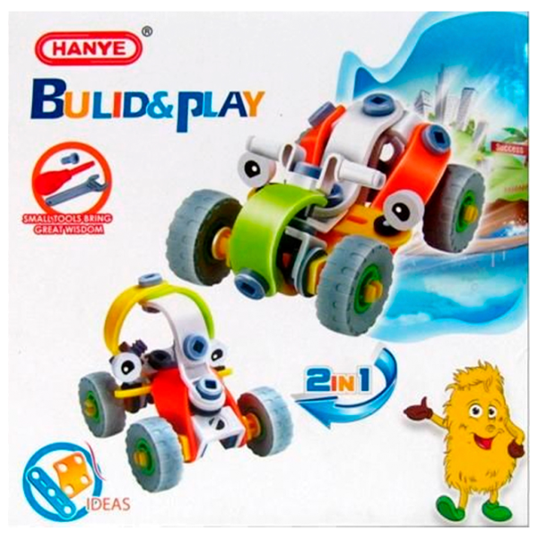 Constructor Hanye Mașină-scuter 2in1 Transport/ Multicolor photo 1