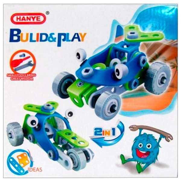 Constructor Hanye Mașină-tricicletă Transport/ Multicolor photo 1