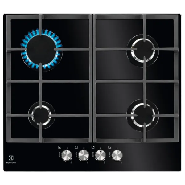 Газовая варочная панель Electrolux KGG6426K Закаленное стекло/ Черный photo 1