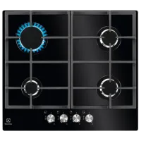 Plită încorporabilă pe gaz Electrolux KGG6426K Sticlă călită/ Black