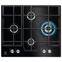 Газовая варочная панель Electrolux KGG6456K Закаленное стекло/ Черный
