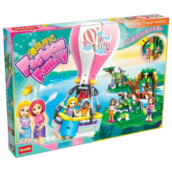 Конструктор Hsanhe Island Travel Notes Фигуры/ Разноцветный photo 1