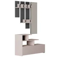 Шкаф для прихожей Showdeko Vesty ДСП/ Anthracite