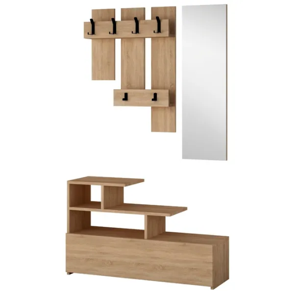 Dulap pentru antreu Showdeko Vesty PAL/ Oak photo 1 Dulap pentru antreu Showdeko Vesty PAL/ Oak photo 1