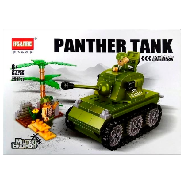 Конструктор Hsanhe Panther Танк/ Зелёный photo 1
