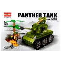Конструктор Hsanhe Panther Танк/ Зелёный