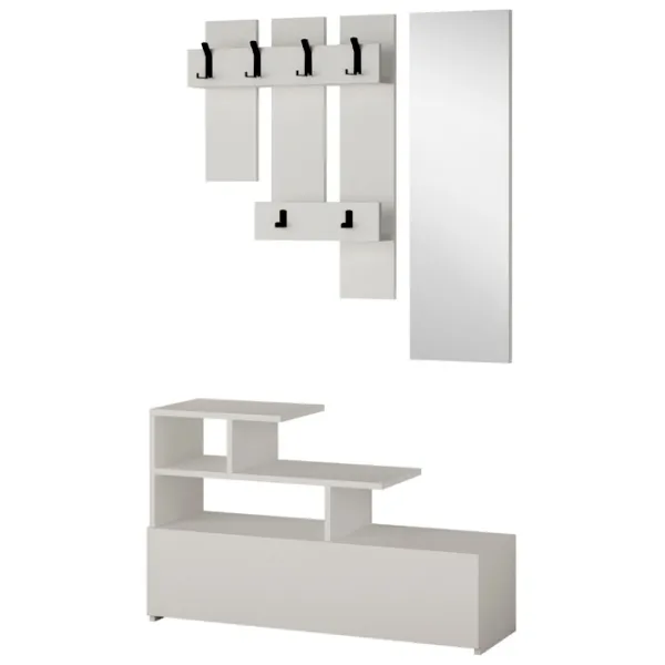 Dulap pentru antreu Showdeko Vesty PAL/ White photo 1
