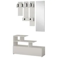 Шкаф для прихожей Showdeko Vesty ДСП/ White