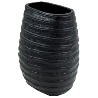 Vază AndreaFontebasso 1760 AF Zimbabwe Ceramică/ Black