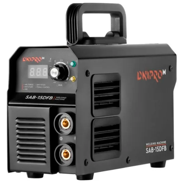 Aparat de sudat Dnipro-M SAB-15DFB 230 V cu electrod (MMA)/ Black photo 1