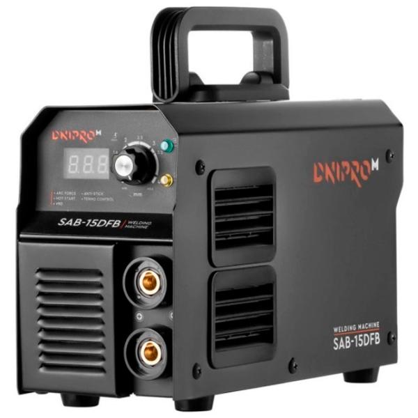 Aparat de sudat Dnipro-M SAB-15DFB 230 V cu electrod (MMA)/ Black photo 1