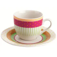 Чашка Tognana Marbella 37965 75 мл/ Фарфор/ Белый