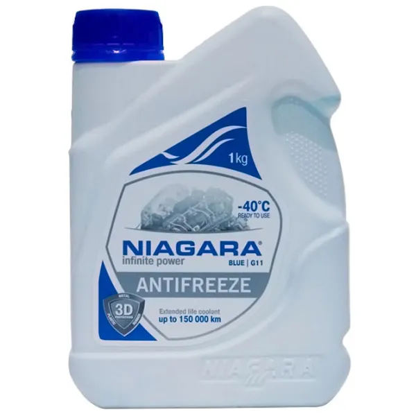 Антифриз Niagara G11 -40 Blue 00719872 1 л Синий photo 1
