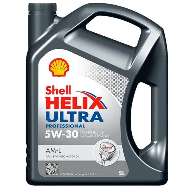 Моторное масло Shell 5W30 Helix Ultra Professional AM-L 5W-30 5 л синтетическое photo 1