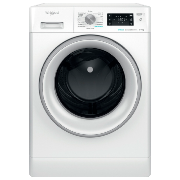 Стиральная машина Whirlpool FFWDB 976258 SV EE 9 кг / 1600 об/мин / Белый photo 1