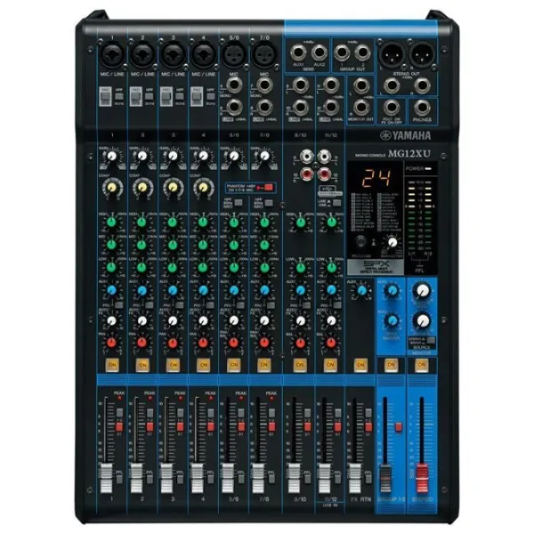 Mixer Analog Yamaha MG12XU activ / 20 Hz - 20 kHz / Black photo 1