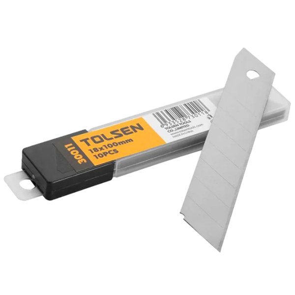 Set de lame Tolsen 30011 Oțel/ 18 mm photo 1 Set de lame Tolsen 30011 Oțel/ 18 mm photo 1