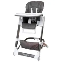Стульчик для кормления 4Baby ICON () Трансформер/ 6 месяцев/ Серый