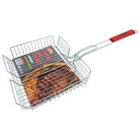 Plasă pentru grătar BBQ 48150 Oțel inoxidabil/ 320 x 260 x 60 mm