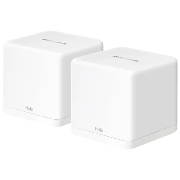 Wi-Fi Router Mercusys Halo H60X(2-pack) 300 Mbit/ s/ 1201 Mbit/ s/ White photo 1