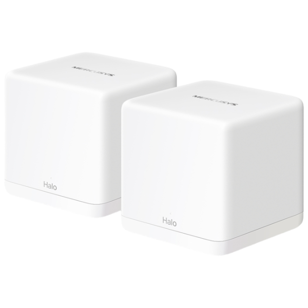 Wi-Fi Router Mercusys Halo H60X(2-pack) 300 Mbit/ s/ 1201 Mbit/ s/ White photo 1