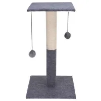 Когтеточка для кошек Cats Collection 44970 Столбик/ Напольная/ Серый