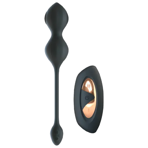 Вибратор XOUXOU Vibrating E-Stim Love Balls Черный photo 1