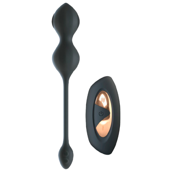 Вибратор XOUXOU Vibrating E-Stim Love Balls Черный photo 1