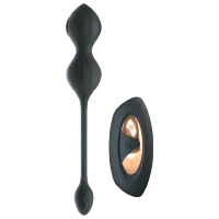 Вибратор XOUXOU Vibrating E-Stim Love Balls Черный