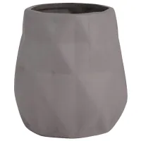 Стакан для зубных щёток MSV Louxor Керамика/ Серый/ На столе