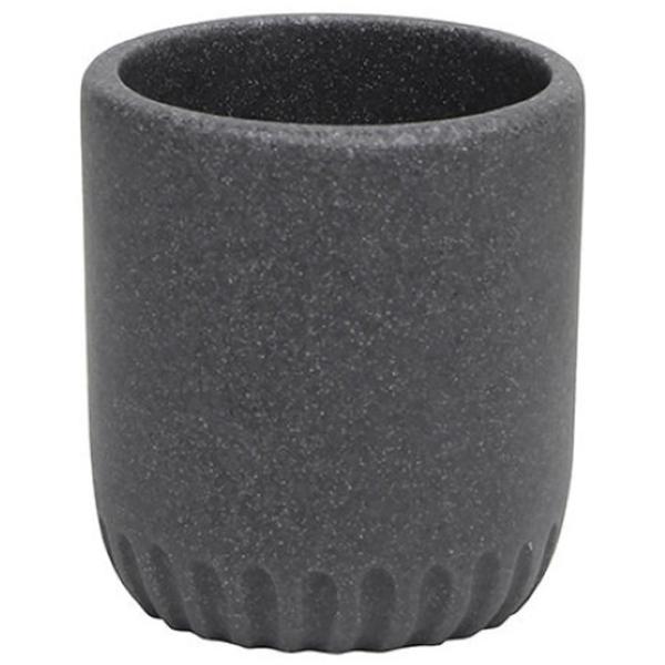 Pahar pentru periuțe de dinți Tendance 46262 Poliresin/ Gray/ Pe masă photo 1 Pahar pentru periuțe de dinți Tendance 46262 Poliresin/ Gray/ Pe masă photo 1