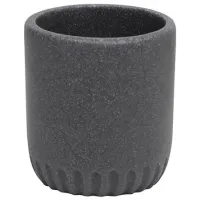 Pahar pentru periuțe de dinți Tendance 46262 Poliresin/ Gray/ Pe masă