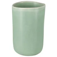 Pahar pentru periuțe de dinți Spirella Sina Ceramică/ Green/ Pe masă